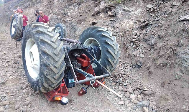 Devrek'te traktör kazası: 1 ölü