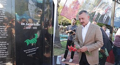 Dr. Sadık Ahmet Anıtı İzmit'te açıldı