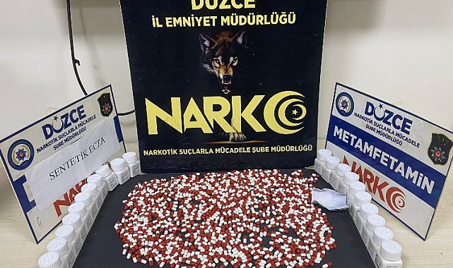 Düzce'de uyuşturucu ticaretine 2 tutuklama