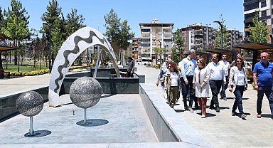 Gaziantep'te Türkiye Yüzyılı Cumhuriyet Parkı şekilleniyor