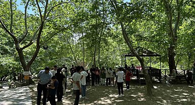 Gelenbe Mesire Alanı sıcak yaz günlerinde serinletiyor