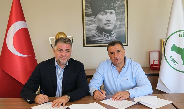 Giresunspor, Mustafa Kaplan ile resmi sözleşme imzaladı