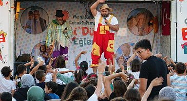 Gölcüklü çocuklar eğlenceyi sevdi