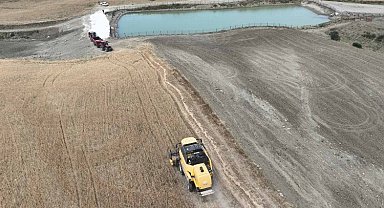 Göletler çiftçinin yüzünü güldürüyor