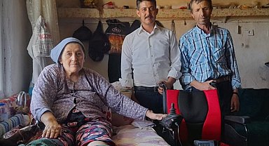 Gülfidan Teyze'ye Manisa Büyükşehir'den akülü destek