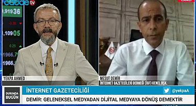 İGF Genel Başkanı Mesut Demir Cadde TV'nin konuğu oldu
