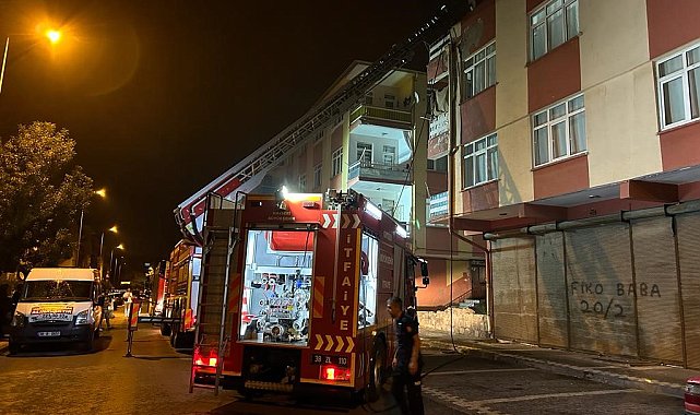 İkamette çıkan yangın 1 saatte söndürüldü