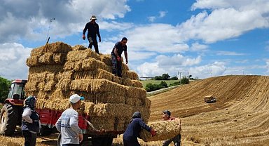 İzmit buğday balyalarını üreticilerle paylaşacak