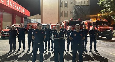 Kayseri Büyükşehir'den Mersin'e yangın desteği