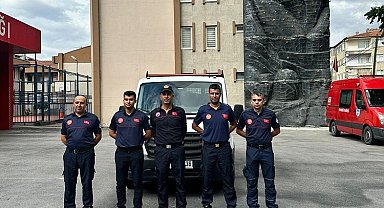 Kayseri itfaiyesi sel mağdurlarının yanında