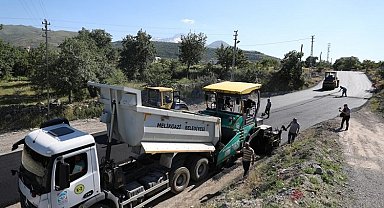 Kayseri Melikgazi'de asfalt çalışmaları hız kesmiyor