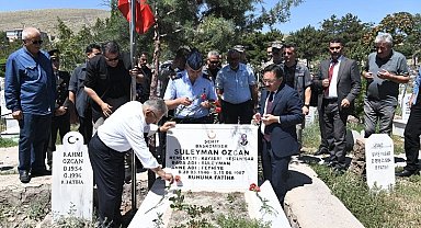 Kayseri'nin 15 Temmuz şehitlerine ziyaret