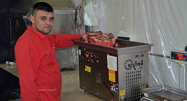 Kırkağaç'ta kasapların yüzünü "kıyma" güldürdü