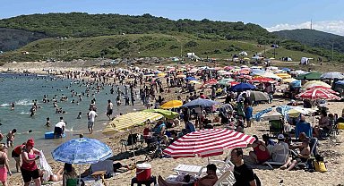 Kırklareli plajlarında bayram tatili yoğunluğu