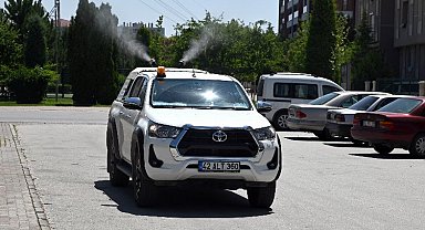 Konya Selçuklu'da ilaçlamalar sürüyor