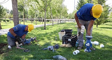 Konya'nın yeşil alanlarına akıllı sayaç