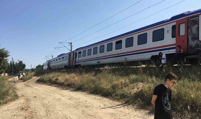 Lüleburgaz'da yolcu treni arıza yaptı