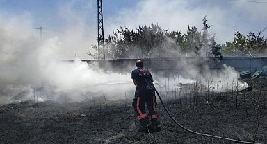 Malatya İtfaiyesi anız yangınlarına karşı teyakkuzda