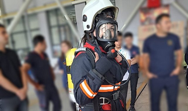 Malatya İtfaiyesi'nden uygulamalı eğitim