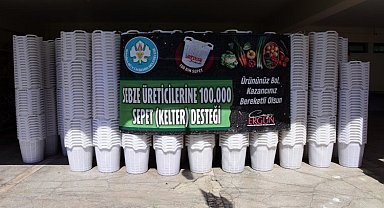 Manisa Salihlili üreticilere 'sepet sepet' destek