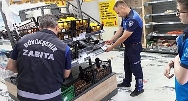 Manisa'da zincir marketlere sıkı denetim