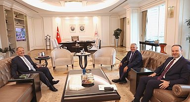 Mehmet Özhaseki Memduh Büyükkılıç'ı ağırladı