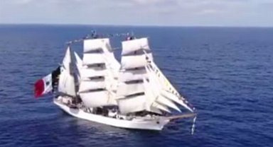 Meksika'nın yelkenlisi Türkiye'ye geliyor... İstanbul'da ücretsiz ziyarete açılacak