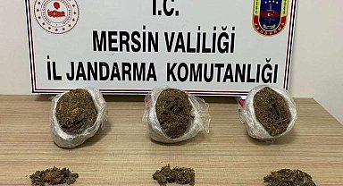Mersin'de 5 kilo 200 gram skunk esrar ele geçirildi: 3 gözaltı