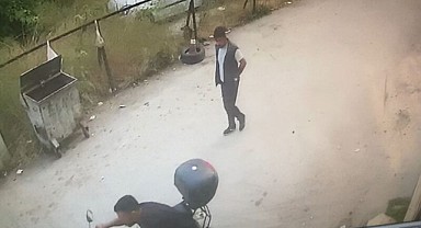 Motosiklet çalmak için motosikletle geldiler