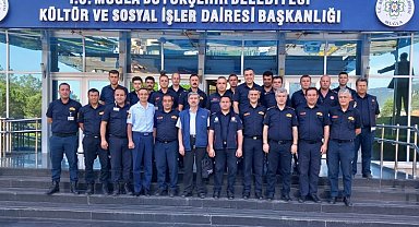 Muğla İtfaiyesi'ne 'olay yeri inceleme' eğitimi