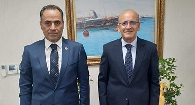 Muhammed Adak, Şimşek ile Mardin yatırımlarını görüştü