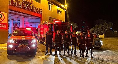 Nevşehir itfaiyesi Kemer'e gitti