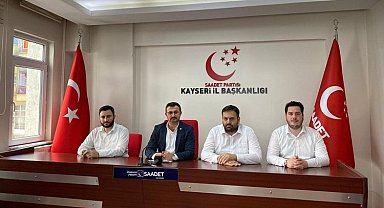 Saadet Partisi Kayseri'den zam tepkisi