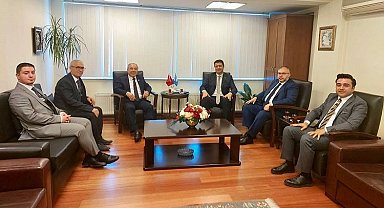 Saadetli vekil bayramlaşma heyetinde