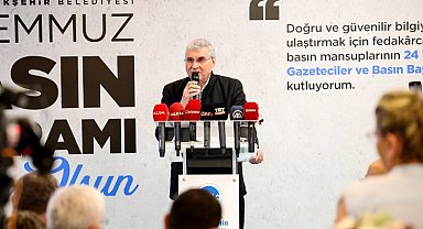 Sakarya'da Başkan Yüce gazetecileri unutmadı