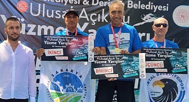 Sakaryalı yüzücüden Körfez'de ikincilik