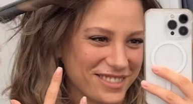 Serenay Sarıkaya, yeni proje öncesi saçlarını kısacık kestirdi