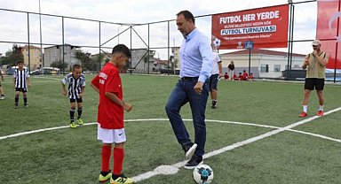 Silivri'de Gümüşyaka Spor Tesisleri'ne turnuvalı açılış