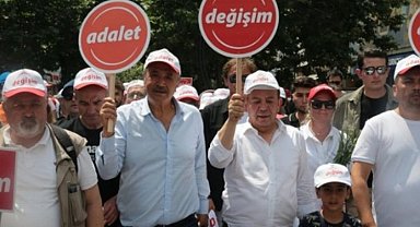 Tanju Özcan 'değişim' için yürüyor