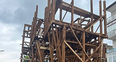 Tarihi Kortel Konağı yeniden yükseliyor