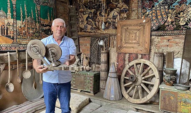 Tarım aletlerinden oluşan 'Osmanlı Torunu Köy Müzesi' ile tarihe yolculuk