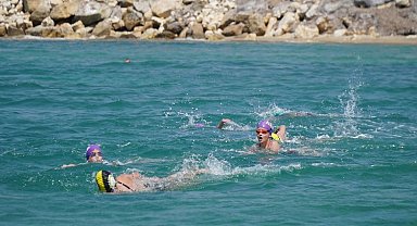 Yayla Sahili, 'Bölgesel Triatlon'a ev sahipliği yaptı