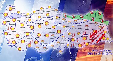 Yurtta bugün hava nasıl olacak? Doğu Karadeniz kıyıları dikkat!