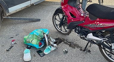 Adıyaman'da minibüs ile motosiklet çarpıştı: 2 yaralı