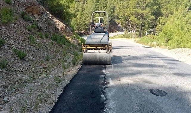 Alanya'da yayla yollarına bakım onarım