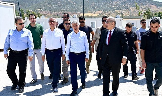 Başkan Güngör ve Vali Ünlüer Pazarcık'ta