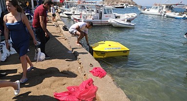 Bodrum Gümüşlük denizi temizlendi