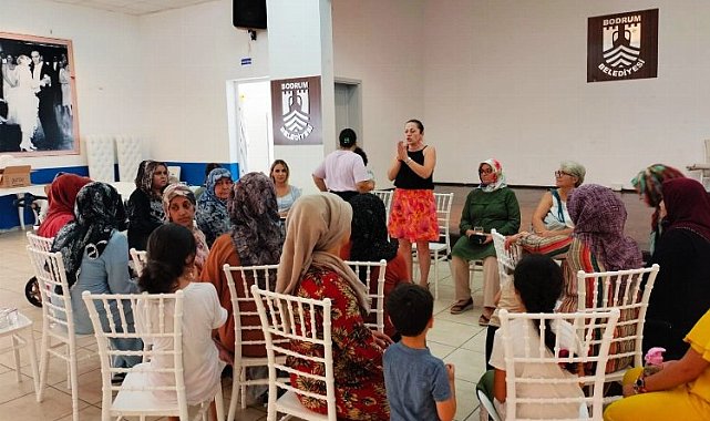 Bodrum'un atölyelerine 'şiddet' farkındalığı