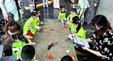 Bursa Osmangazi'de öğrenciler eğlenerek öğrendi