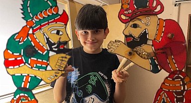 Bursa'da küçük hayali hünerlerini yansıttı